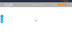 Desktop Screenshot of origen.net.co